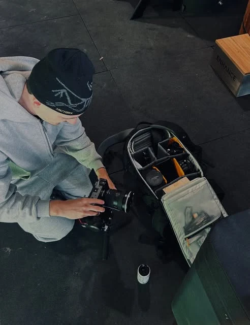 Camera preparation, from Tenzen Media’s behind-the-scenes work